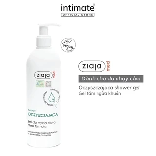 Gel Tắm Ngừa Khuẩn Ziaja Med Kuracja Oczyszczajaca ZIAJA Loại Bỏ Bụi Bẩn, Thông Thoáng Lỗ Chân Lông 400ml