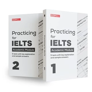 Combo sách - Practicing for IELTS - Tuyển tập 10 đề thi IELTS kèm lời giải chi tiết