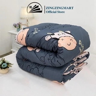 Chăn phao chần bông ZingZingMart chất liệu Cotton Poly 1m8x2m1