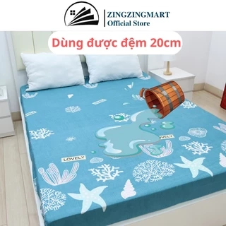 Ga chống thấm Cotton dành cho đệm cao 20cm và đệm cao từ 10cm đến 20cm ZingZingMart