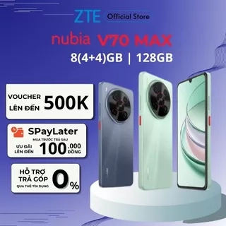 [MỚI] Điện thoại Nubia V70 Max 8(4+4)GB/128GB I Pin 6000mAh I 6.9"120Hz I Chống rơi vỡ*