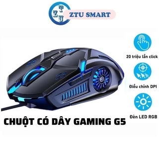 Chuột máy tính gaming ZTU Smart YINDIAO G5 phiên bản có dây 3200DPI LED RGB