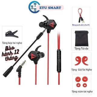 Tai nghe gaming ZTU SMART G901 chuyên chơi game PUBG mobile / FF / ROS / Tốc chiến mic rời 360